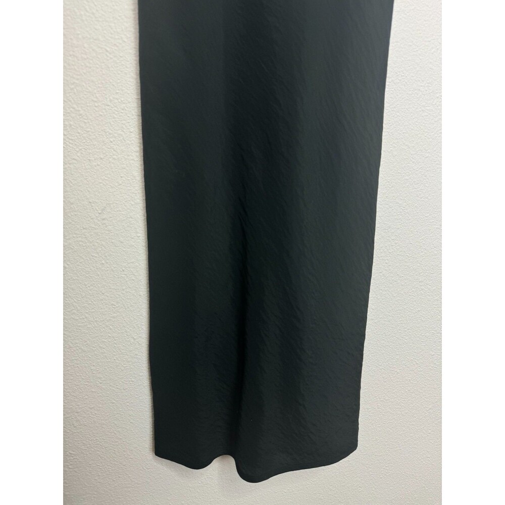 Madewell Size 8 Layton Midi Slip Dress Black Cami Strappy Criss Cross Back NWT - Picture 11 of 16